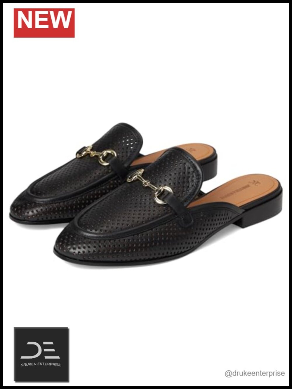 Women's Perfed Bit Mule, Glove Leather Slip-On, OrthoLite Footbed